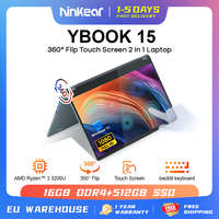 Ninkear 2 in 1 Laptop YBOOK 15 The best Christmas gift AMD Ryzen 3 3200U 16GB DDR4 + 512GB SSD 15.6inch 360 Degree Flip