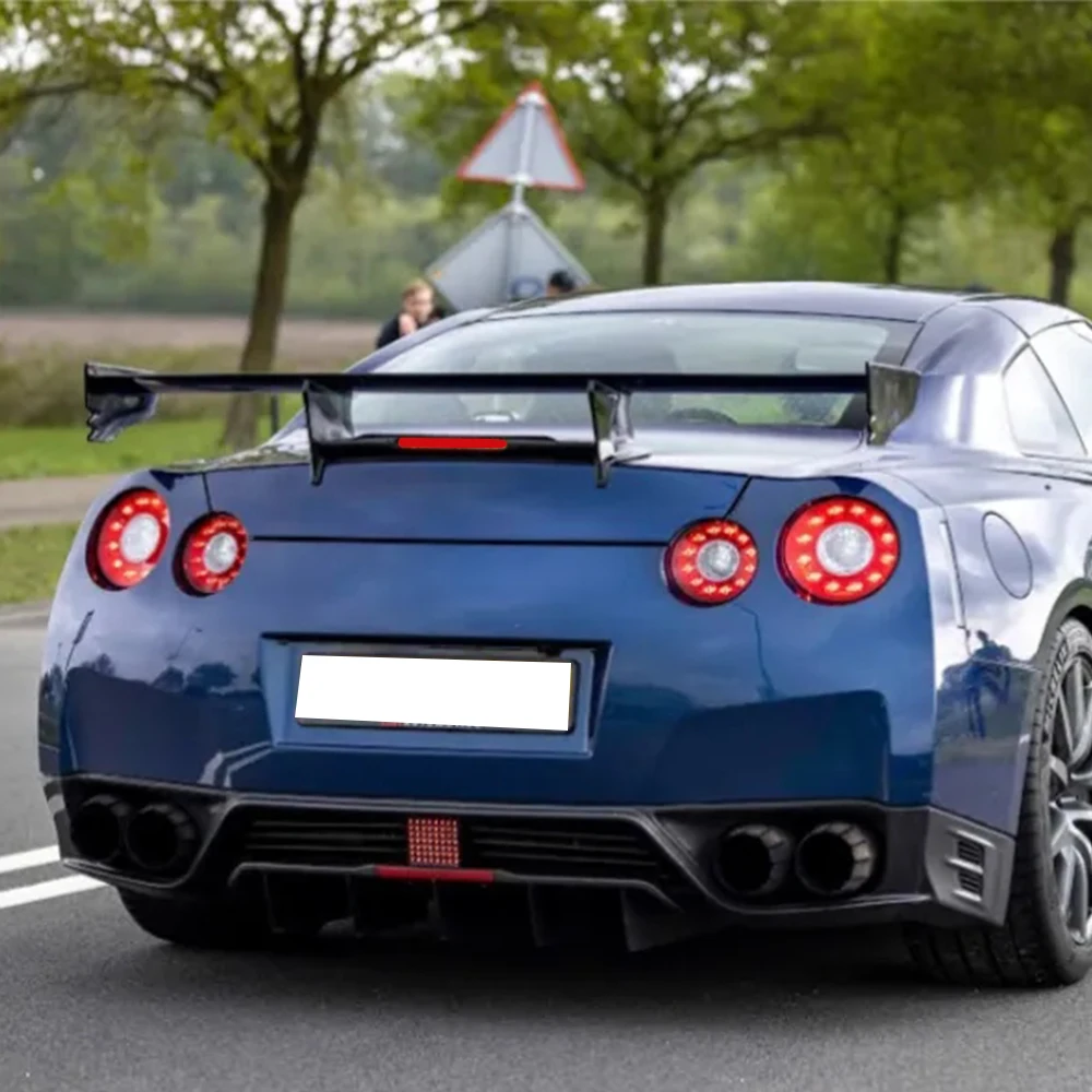 Nismo Style Real Carbon Fiber Rear Trunk GT Lip Wing Spoiler For Nissan GTR R35 Only