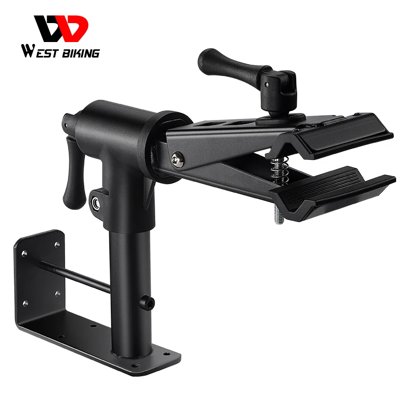 WEST BIKING Aluminum Alloy Bike Stand Professional Bicycle Repair Adjustable Fold Bike Rack Holder Storage Bicycle Repair Stand