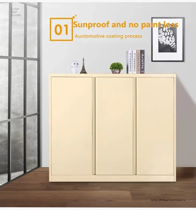 

2026 Space Saving Home Decoration Storage Cabinet Moisture Proof Balcony Cupboard Storage Cabinet Steel Shed Tool Cabinet