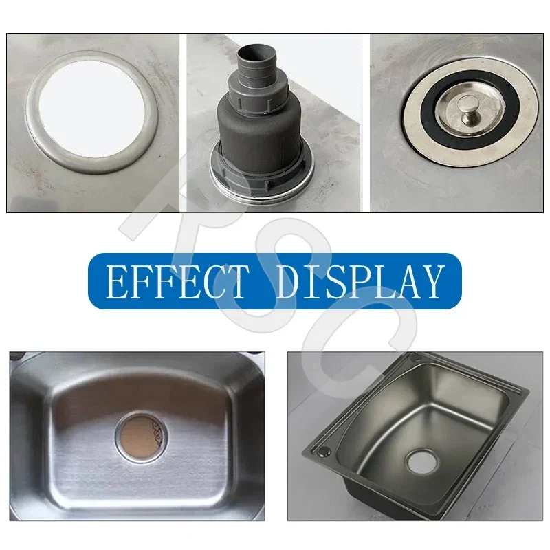 Kit de Swaging para fregadero hidráulico, troquel de perforación y estiramiento comercial y doméstico, 65mm