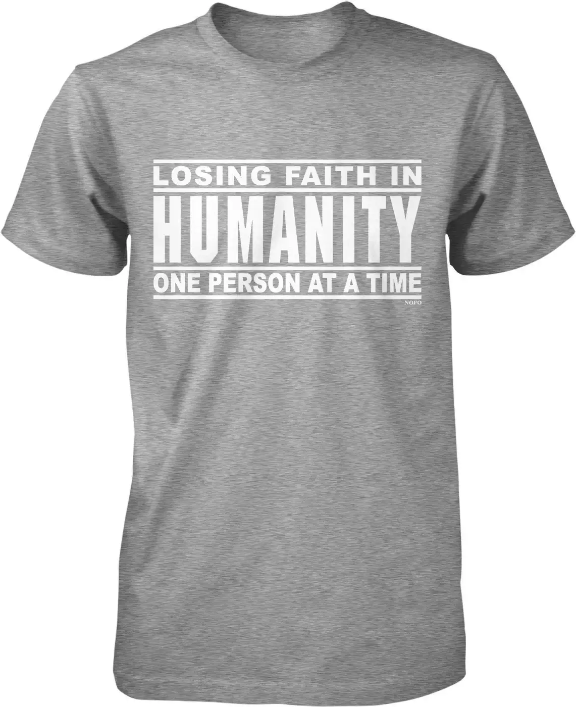 Losing Faith In Humanity One Person At A Time Men's T shirt HOOD_00791