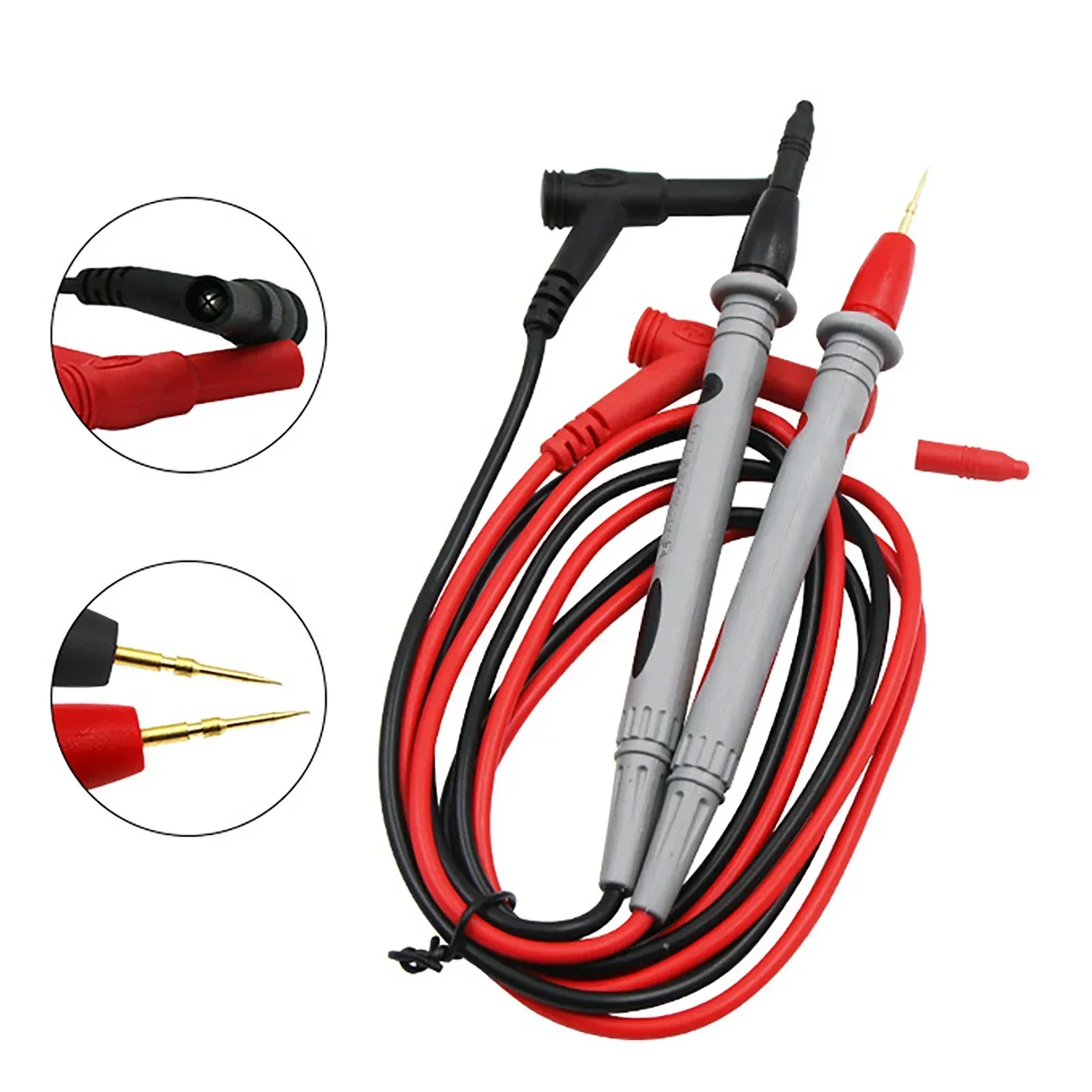 1000V 20A Digital Multimeter Probe Test Leads Needle Pin Wire Pen Cable Kit Current Voltmeter For Cable Multimeter Tester Wire