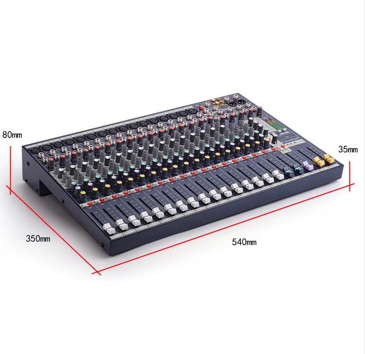 Profissional efeito de palco desempenho Mixer Console, venda quente, novo, EFX8, 8 canais, 12 canais, 16 canais