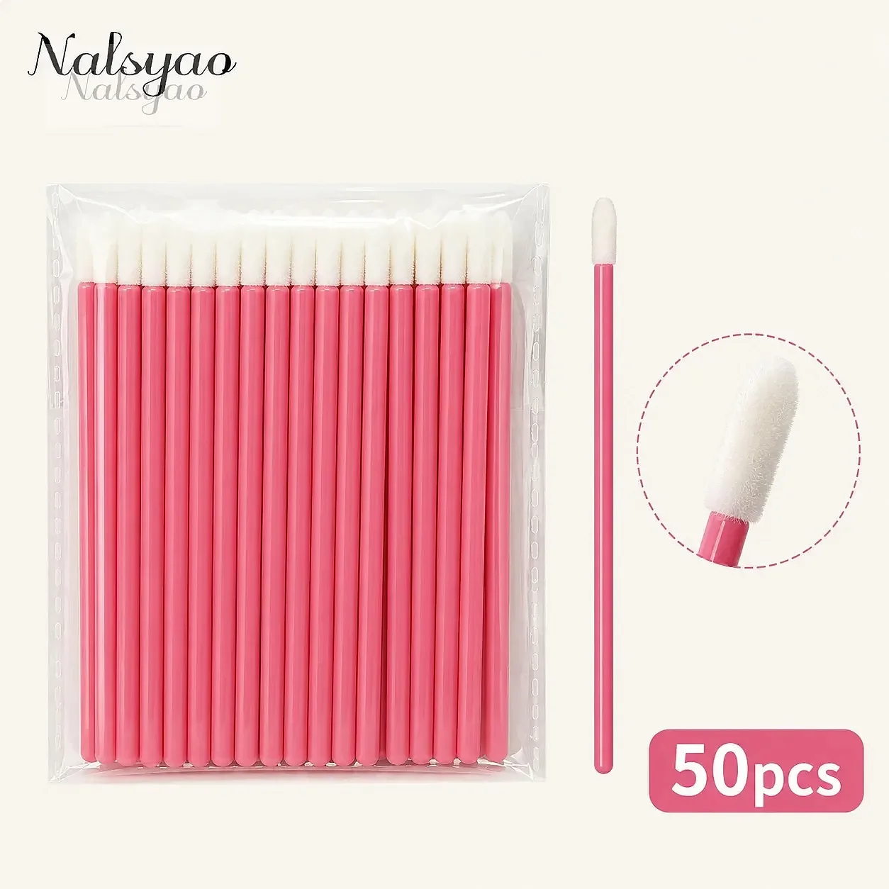 50/500PCS Disposable Lip Brush Eyelash Extension Mascara Applicator Lipstick Wands Makeup Brushes Cosmetic Tools view 6