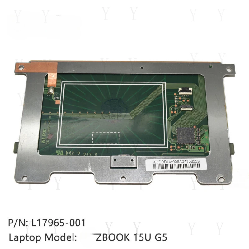 

Y+ L17965-001 For HP ZBOOK 15U G5 Touchpad Trackpad Mousepad NO NFC Gray