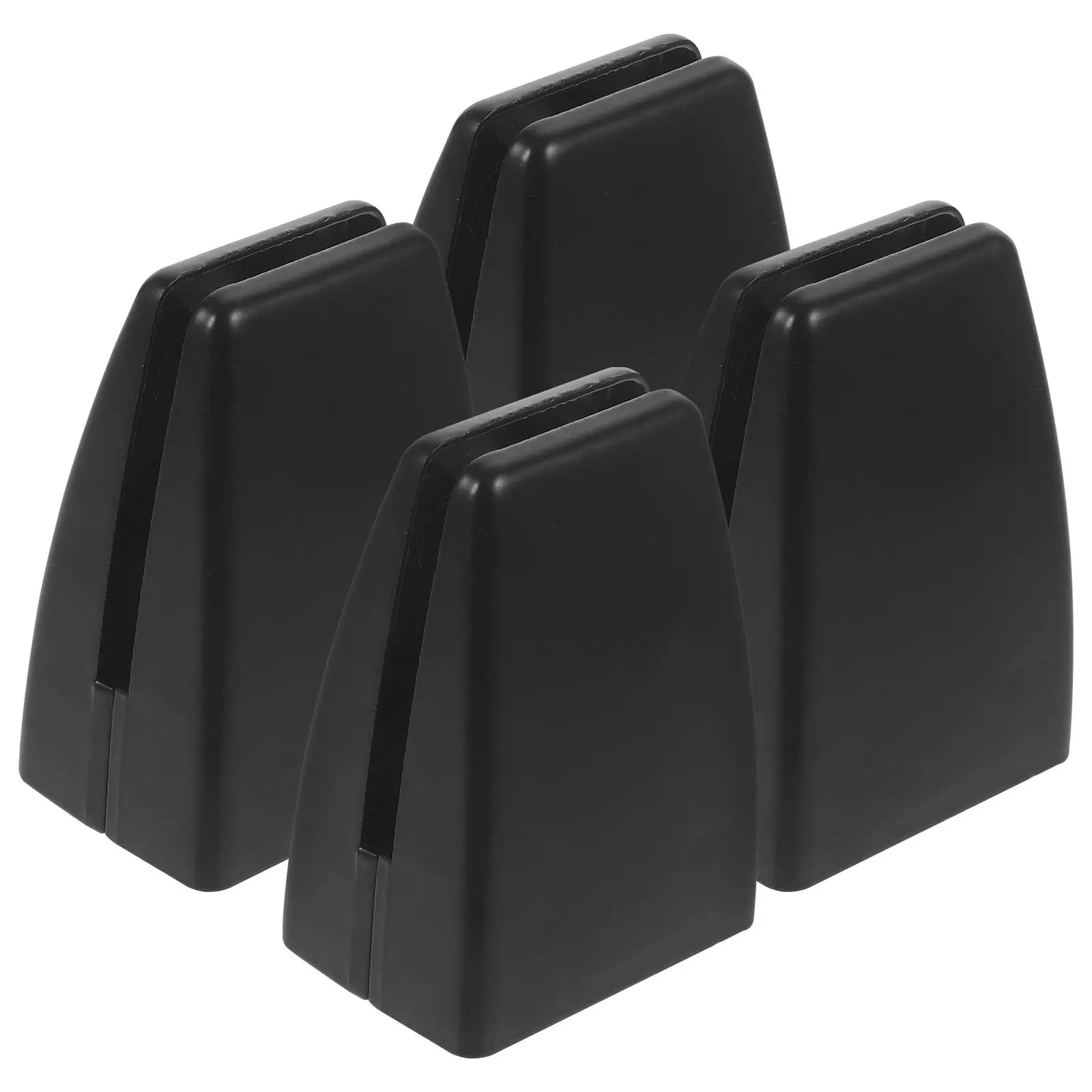 4Pcs Office Desk Partition Clamps Aluminum Alloy Stable Desk Divider Clips Quick Install Desktop Privacy Panel Clip