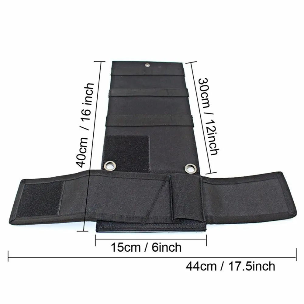 Outdoor Tactical Gun Holster Concealed Quick Draw Flashlight Holster Adjustable Under Mattress Bedside Pistol Magazine Cover