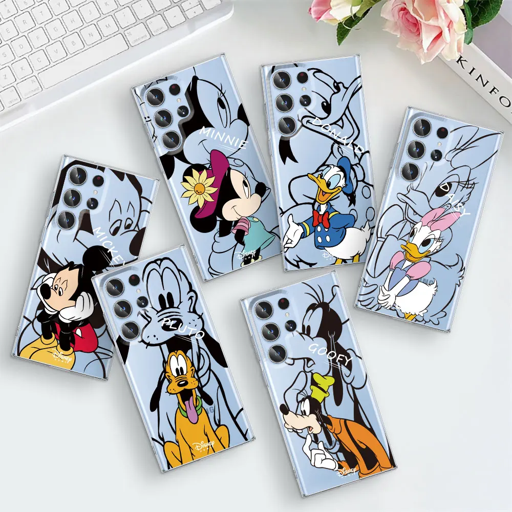 Disney Mickey Wonderful House Case for Samsung Galaxy S23 S21 FE S22 S24 S20 Ultra S8 S10 Lite 2020 S10e S9 Plus TPU Phone Cover