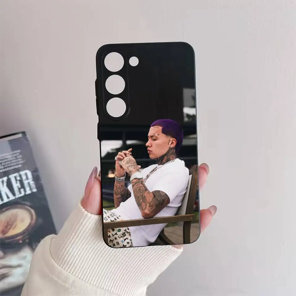 Blessd Cantante Rapper Telefoon Case Voor Samsung Galaxy A73,72,51,53,52,71,22,5G,Note,J7,8,9 Zachte Zwarte Cover