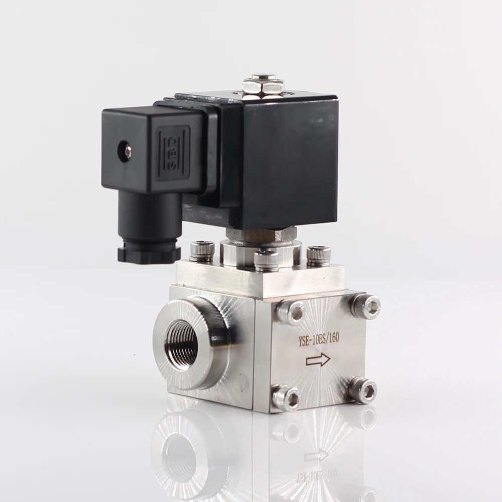 

Электромагнитный клапан высокого давления из нержавеющей стали 304, нормально закрытый или нормально открытый 2-ходовые клапаны NPTG 1/4 "-1"