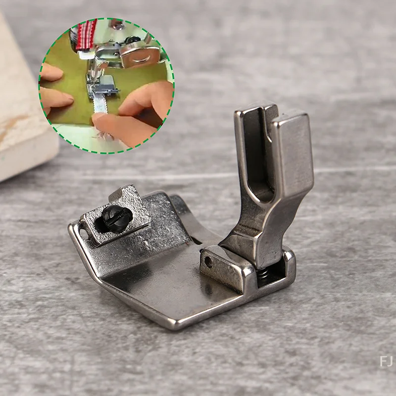 

[YU]1Pc Multifunctional Foot #T9 Adjustable Edge Guide Hemmer Presser Foot For Industrial Lockstitch Sewing Machine Accessories