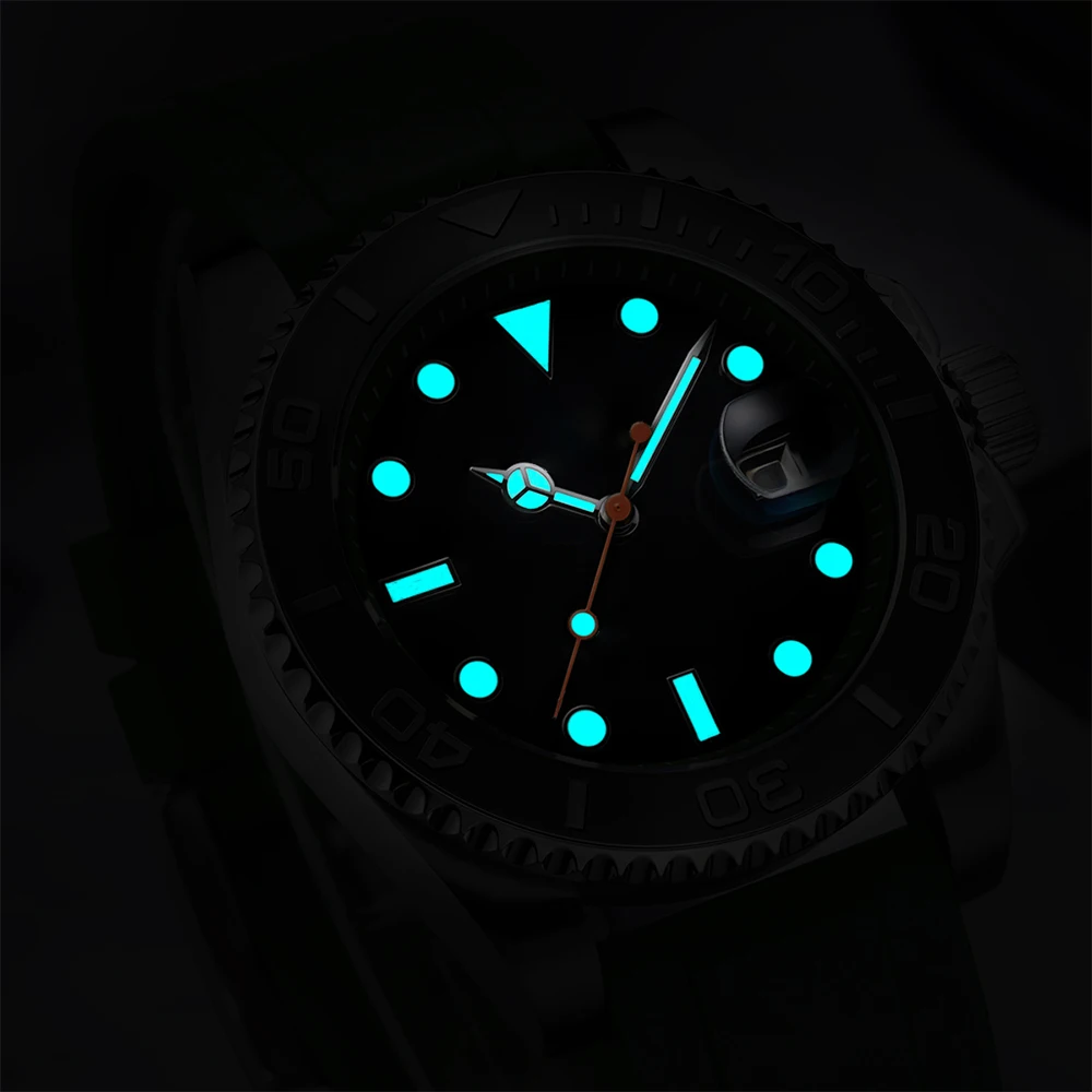 ADDIESDIVE Diver Orologio da uomo Logo personalizzato Nome 41mm Orologio al quarzo 200m Diving Sport Lunetta in acciaio inossidabile Orologi super luminosi