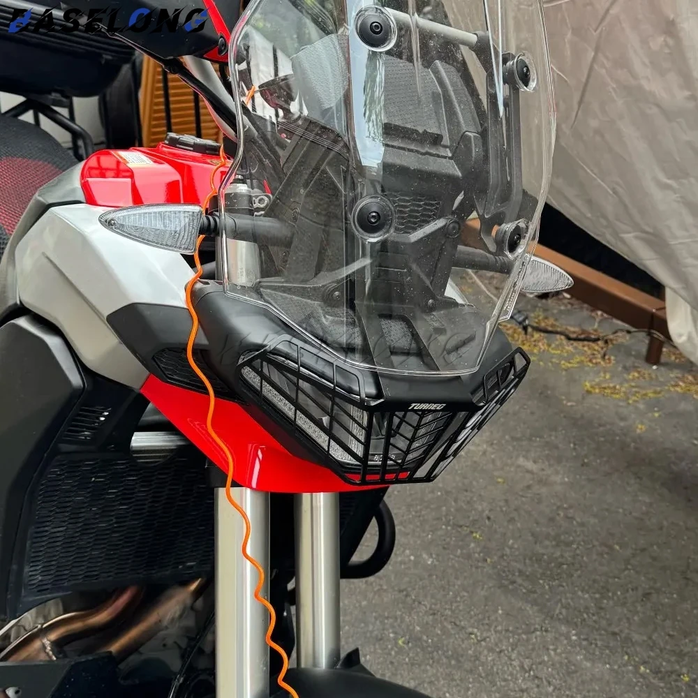 Motorcycle Accessories Headlight Protector Grille Guard Cover Parts For Aprilia TUAREG 660 Rally 2026-2027 Tuareg660 2022-2026