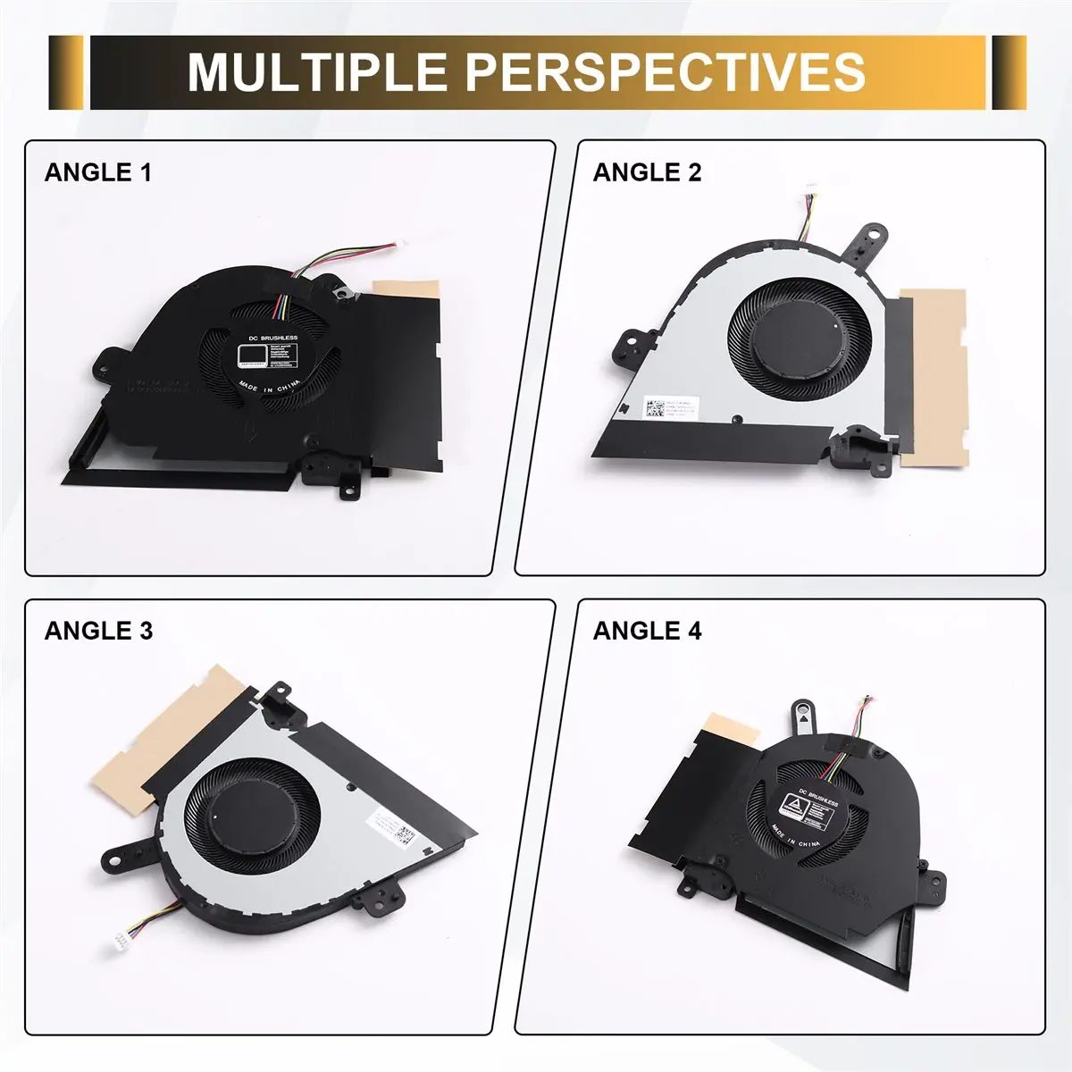 A46U CPU GPU Cooling Fan for ASUS TUF F15, FA516, FX516, FX516P, FX516PE, PM 13NR076 Replacement Heatsink Fan