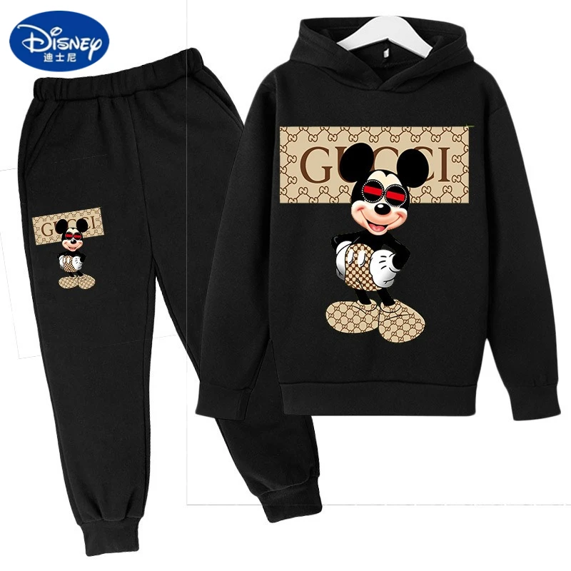 

Детский набор Disney с Микки Маусом 2025г. | Модный наряд с капюшоном, весенне-осенняя одежда