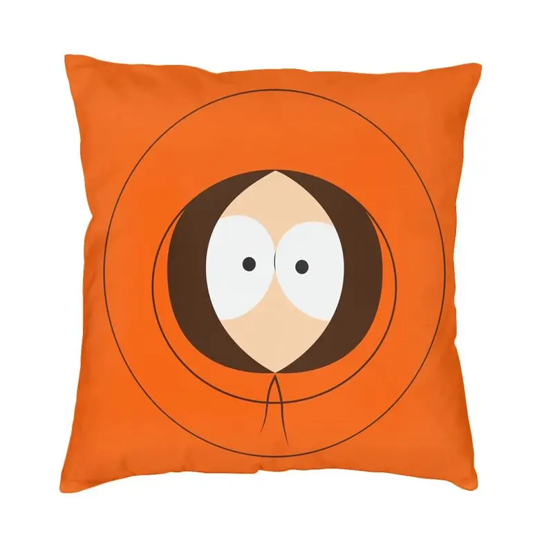 Kenny Face Cartoon Animation Anime SouthPark Cushion Cover 40x40cm Velvet Nordic Pillow Cases Decoration Salon