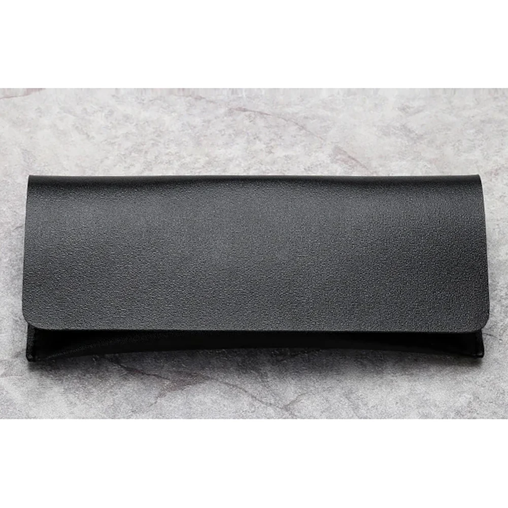 Peekaboo custom logo PU leather sunglasses packaging boxes soft case glasses box women men black dropshipping