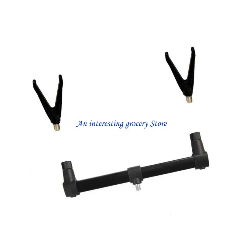 

652D двойной вращающийся держатель удочки с регулируемыми углами, алюминиевый портативный портативный для рыбалки на открытом