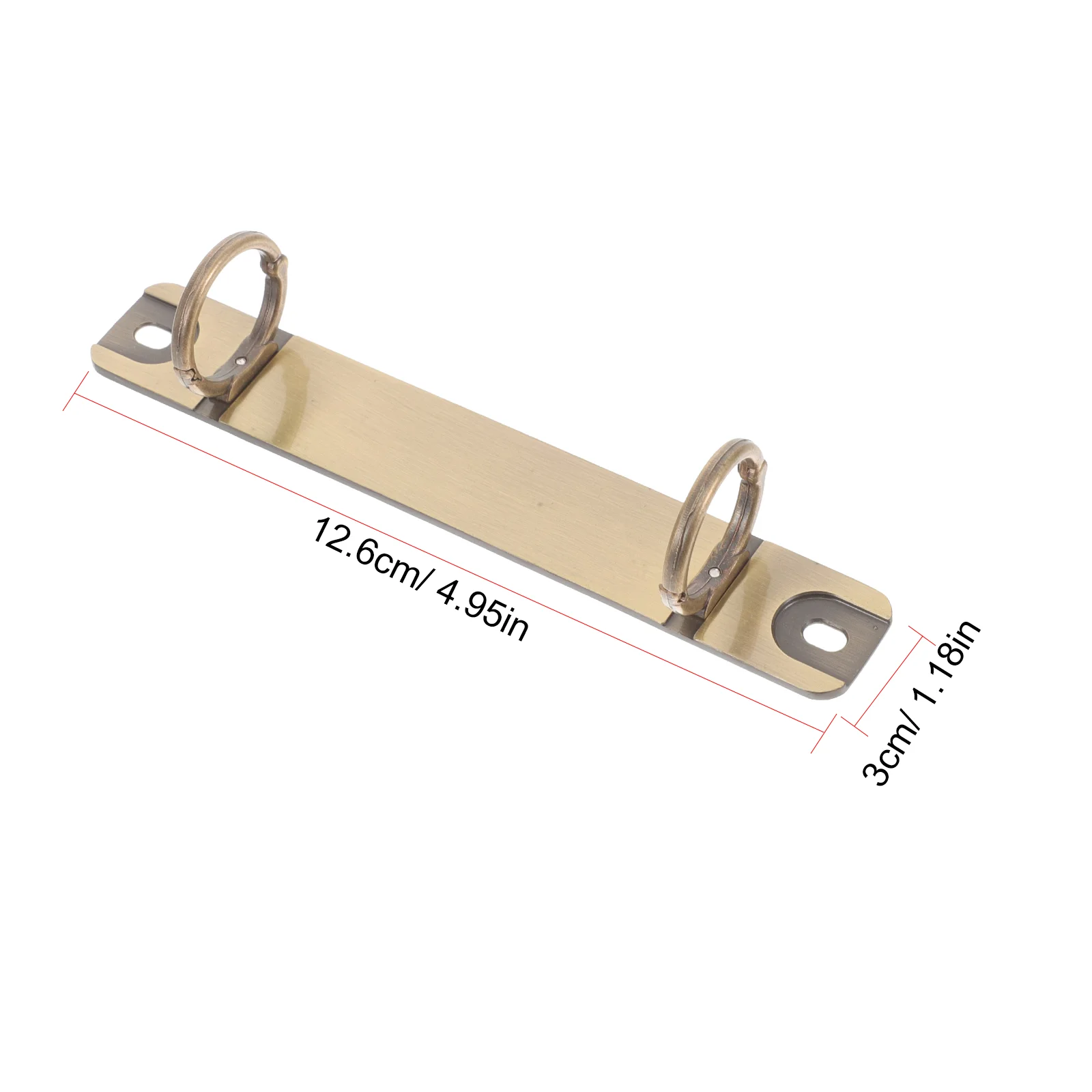 Binder Clasp 2 Ring Mechanism Binders Scrapbook Clips Rack Punch Hole Office