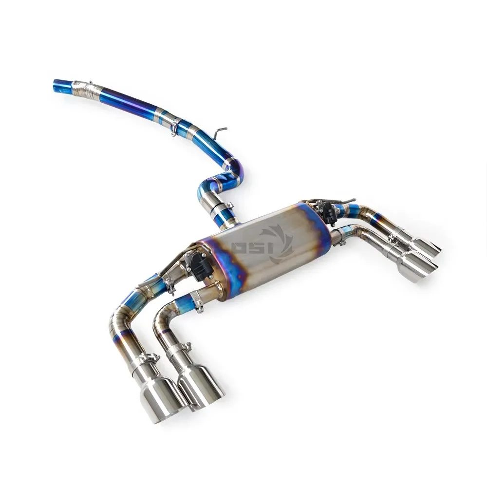 

Titanium Exhaust for Audi S3 8V 2.0T 2014-2020 Cat back Exhaust Pipe Electric Valve Control Exhaust Pipe Car Sound