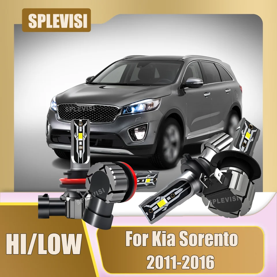 

A lifespan of 60,000 hours CSP Chips H7 H11 Headlamp High Low Beam IP68 Waterproof For Kia Sorento 2011 2012 2013 2014 2015 2016