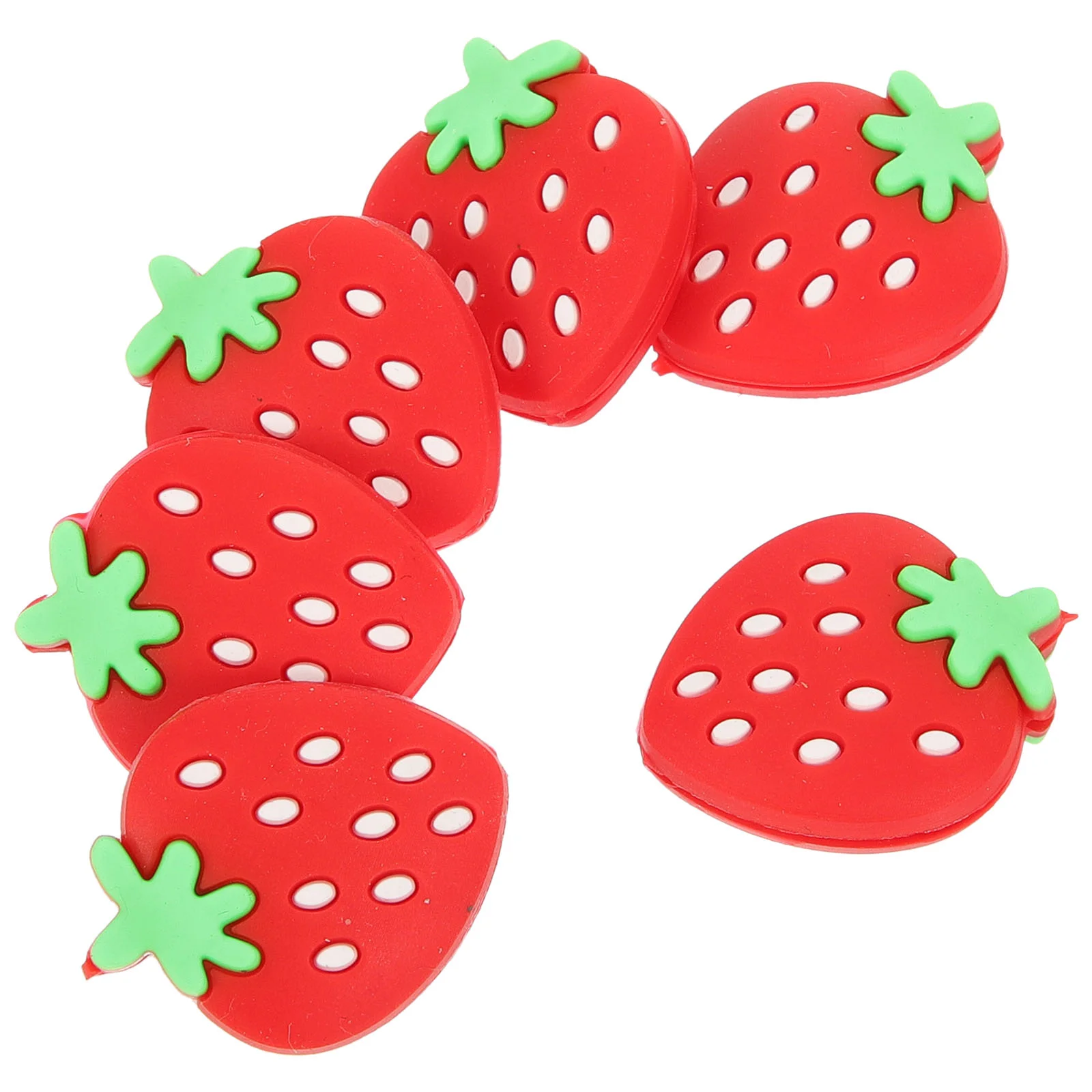 

6 Pcs Tennis Racket Shock Absorber Tape Silicone Shocking Absorbers Cool Vibration Dampener Silica Gel Tiny Shocks