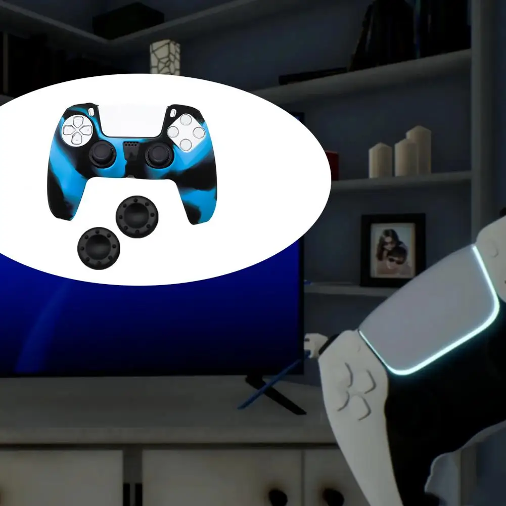 Protective Case Wear-resistant Smooth Surface Console Protection Game Soft Game Console Silicone Protective Cover for PS5