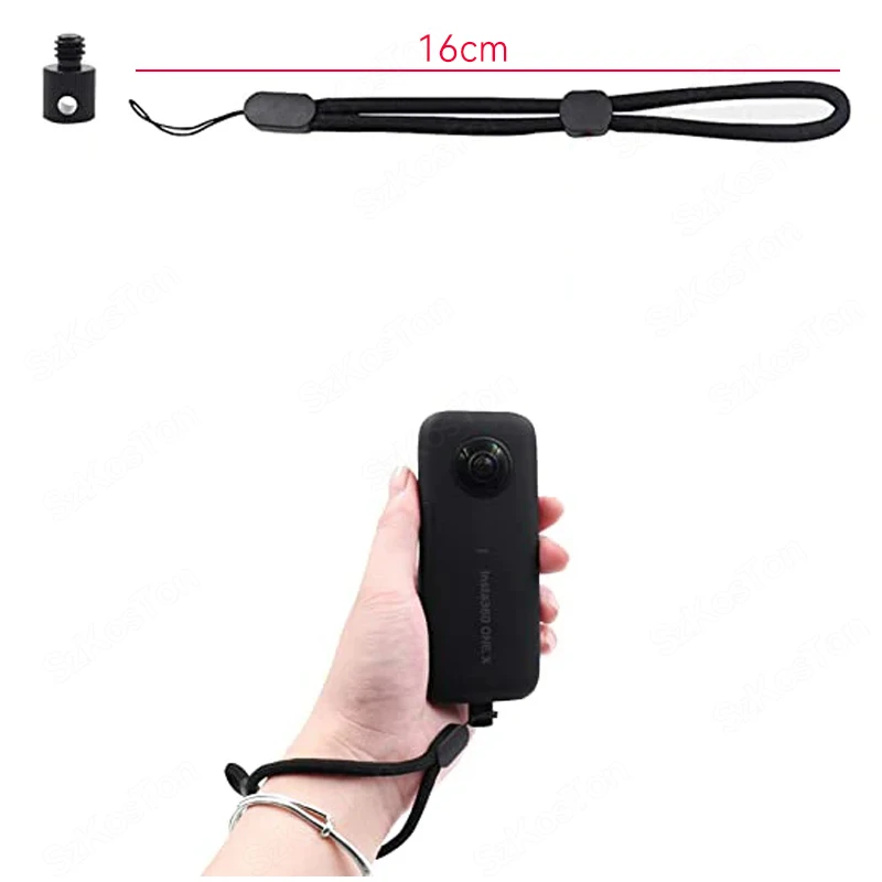 Handgelenk Hand Strap Anti-rutsch Anti-verloren Seil Halterung Clip Hand Handgelenk Strap für Insta 360X2X3X4 GO Pro 13 Kamera Zubehör