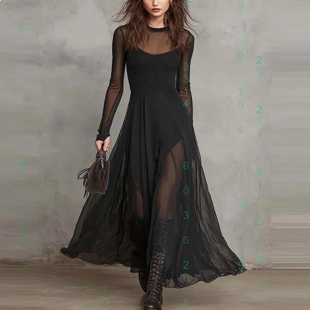 

Elegant Floral Dresses Women Long Sleeve Mermaid Evening Dress Spring Summer Matching Set Jumpsuit