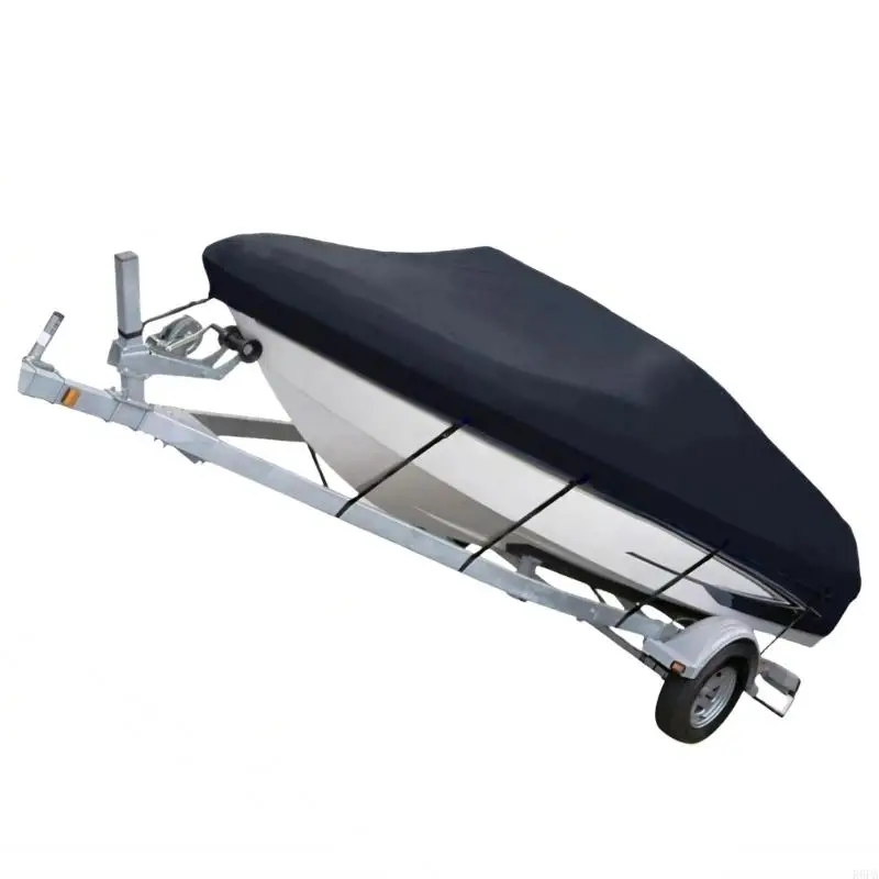 

Водонепроницаемый чехол для лодки с регулируемыми ремнями для полного покрытия лодки длиной от 17 до 19 футов
