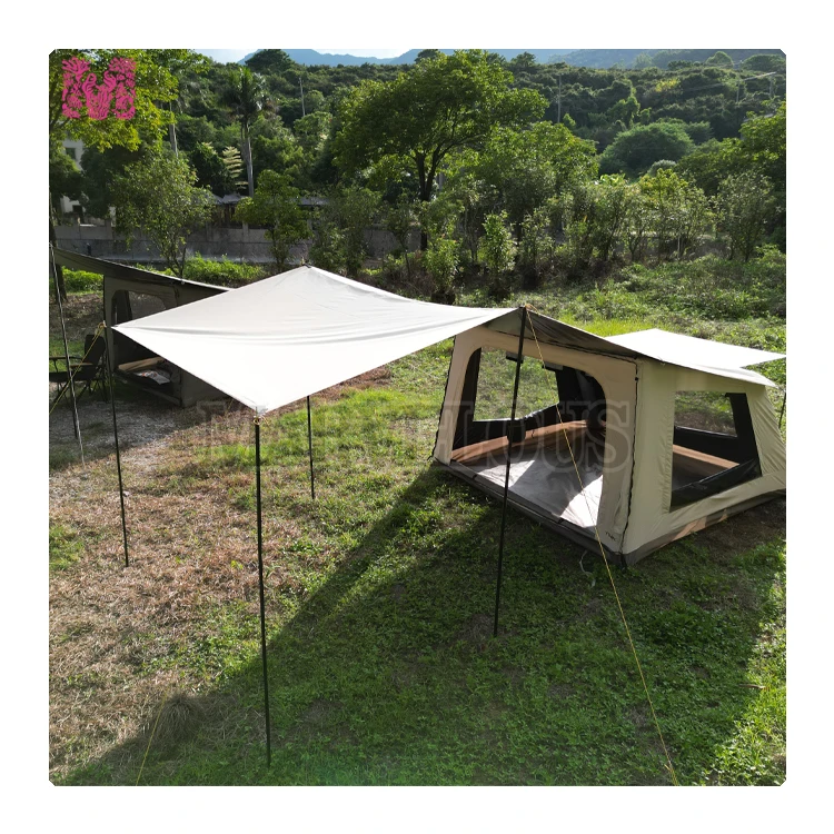 

Водонепроницаемая портативная надувная палатка из оксфордской ткани для кемпинга на открытом воздухе, на 3-4 человека