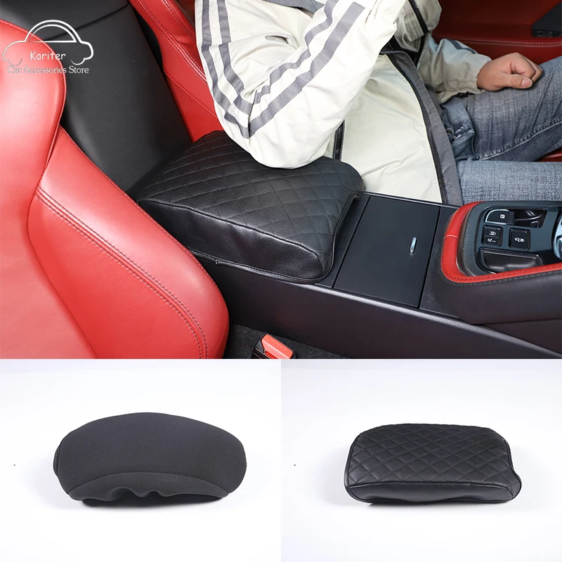 

For Jaguar F-Type 2013-2022 Car Center Console Armrest Box Protective Cover Interior Scratch-Resistant Accessories