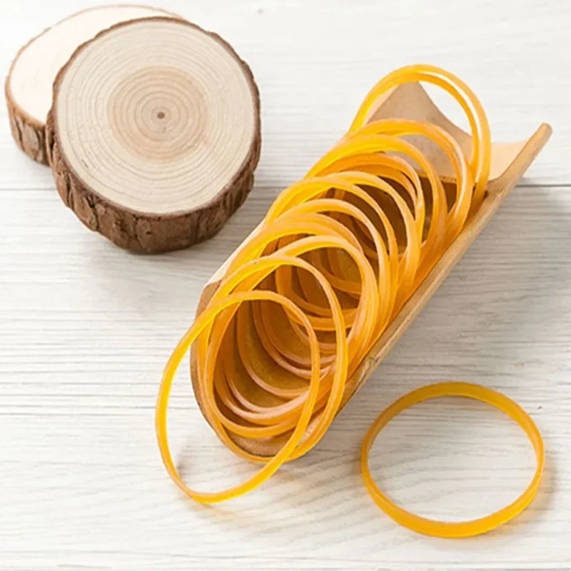 Yellow Elastic Rubber Bands Widening and lengthening Home School Office Industrial Stretchable Sturdy Rubber Rings