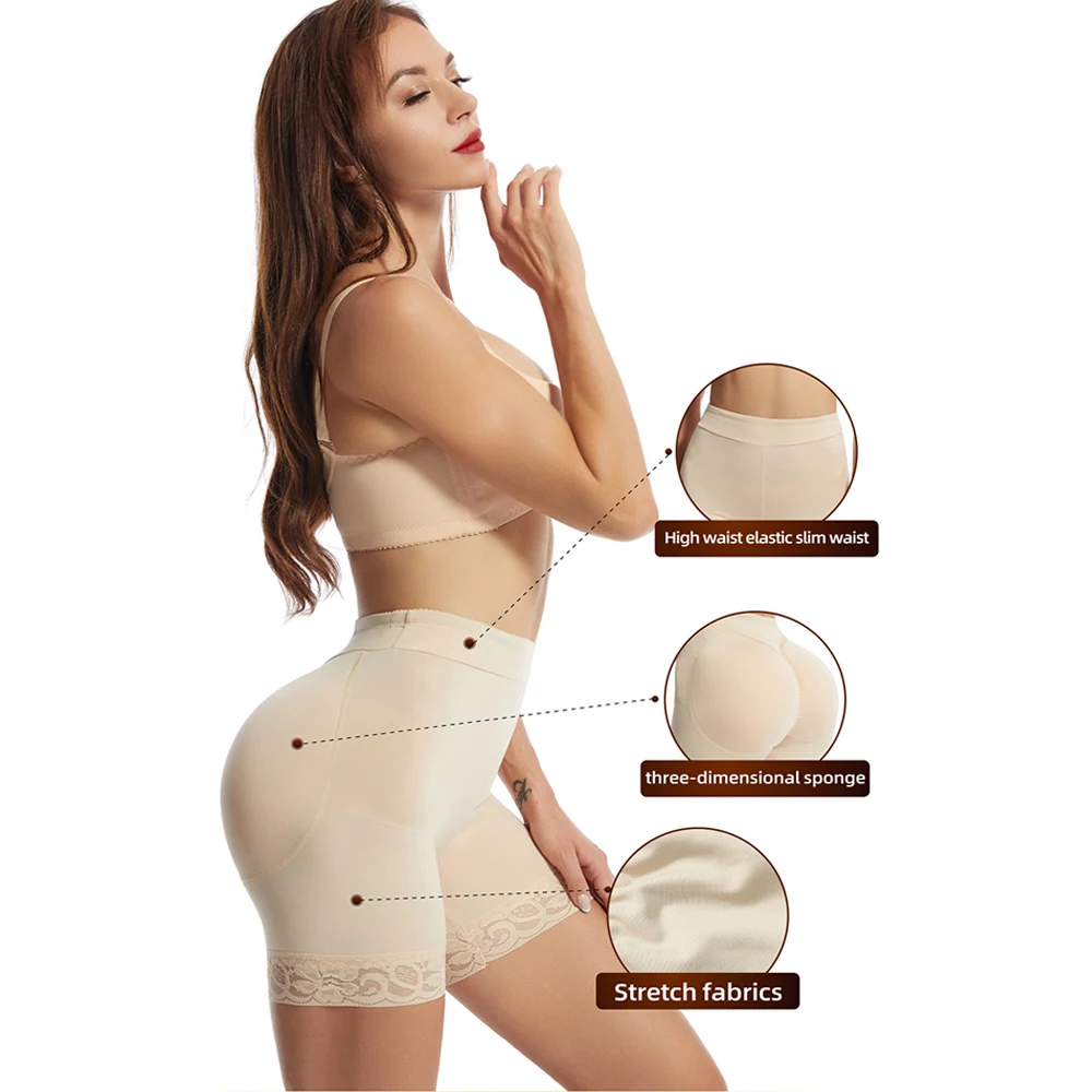 Hip Shapewear Control Panties Women Body Shaper Butt Lifter Underwear with Hip Pads Hip Enhancer for Buttocks