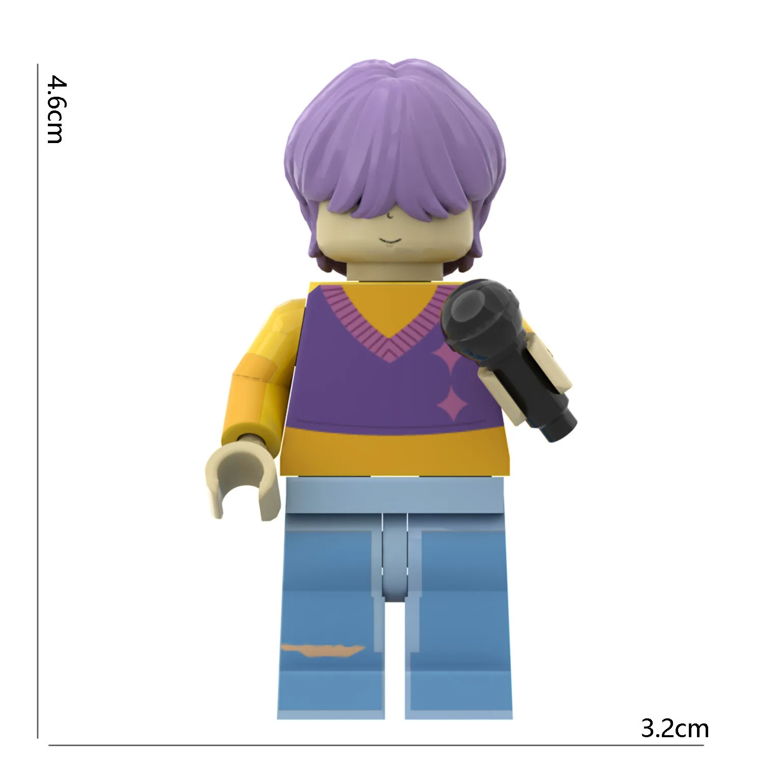 Caliente Kpop Demon Hunters Rumi Zoey Mira Mini figura juguete de bloques de construcción, decoración de escritorio para niña y niño figuras juguete para regalo de Navidad