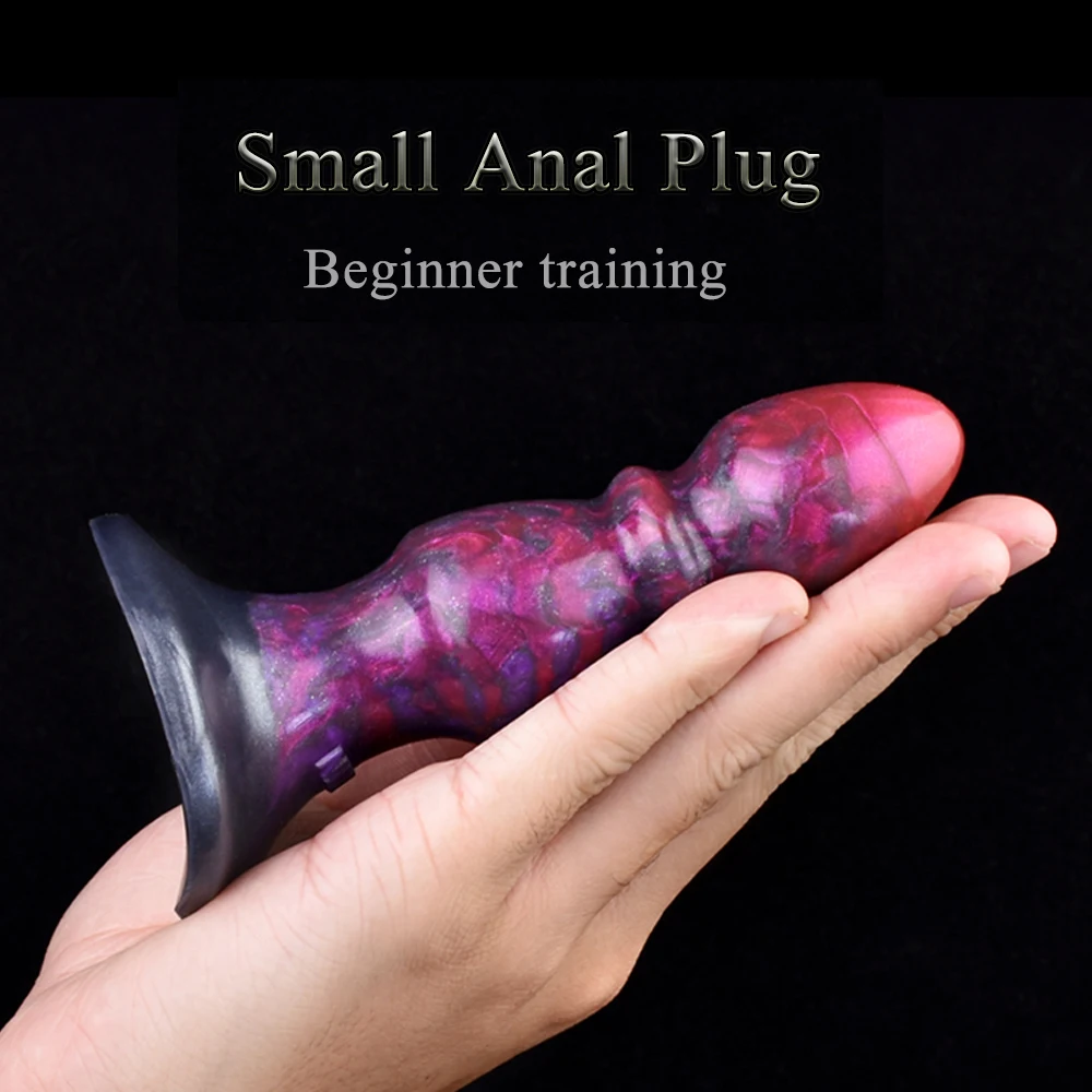 NNSX Dildo de Silicone para Mulheres, Massageador de Ânus e Próstata Masculino, Talão Anal, Dilator Ânus, Brinquedos Sexuais para Gay, Artigos Eróticos
