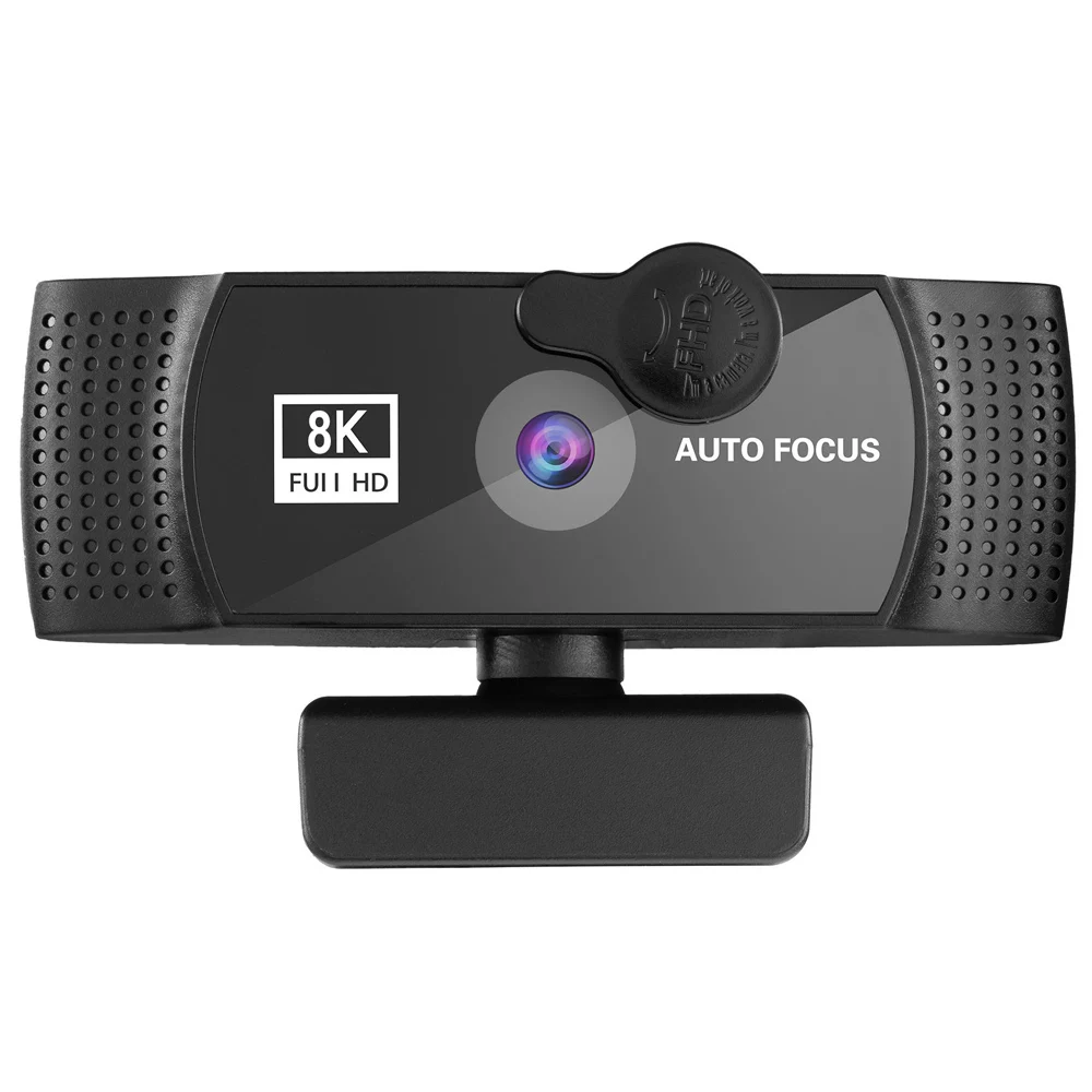 

Webcam 8K 4K Full HD Web Camera With Microphone USB Plug Web Cam for YouTube Video Calling Work