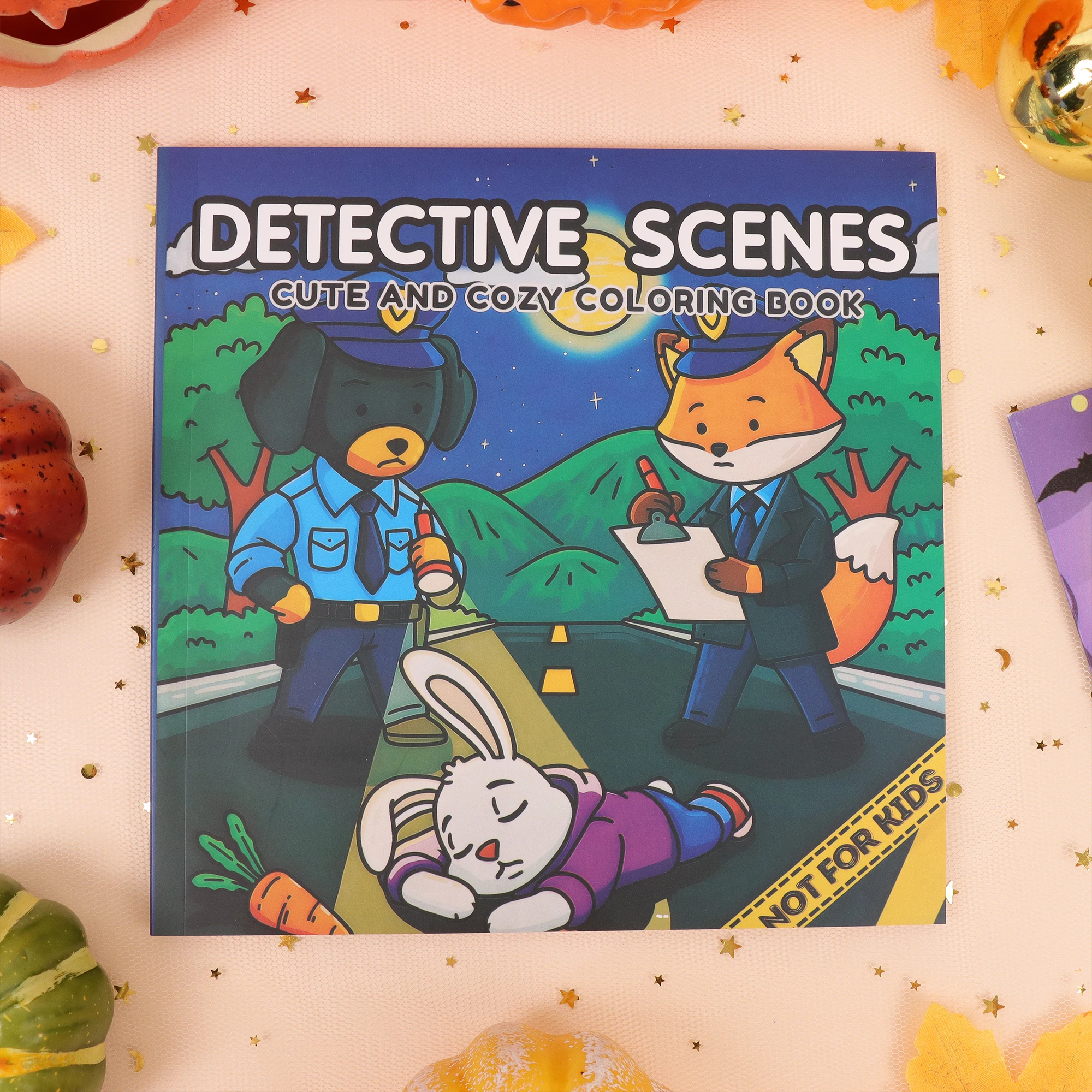 Food And Snacks Coloring Book - Cenas de Crime Aconchegantes: Um Livro