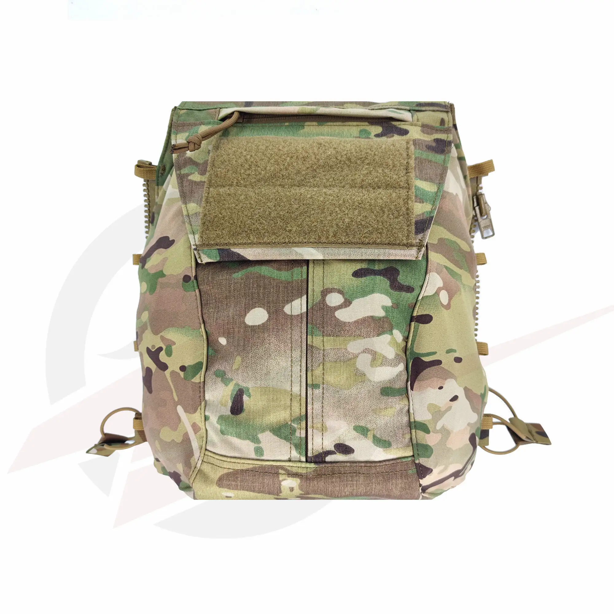 Tactical Vest Zipper Pouch Zip Panel Back Pack Version 2.0