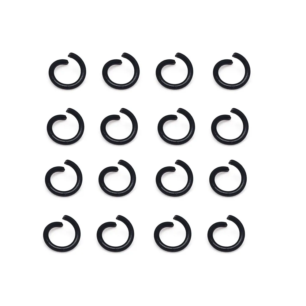 100 Stück 8mm Verbindungsringe, Kettenringe, offene Verbindungsringe für Schmuckherstellung, für Choker, Halsketten, Armbänder, Ohrringe, Ketten und Schmuckzubehör. – Detail 6