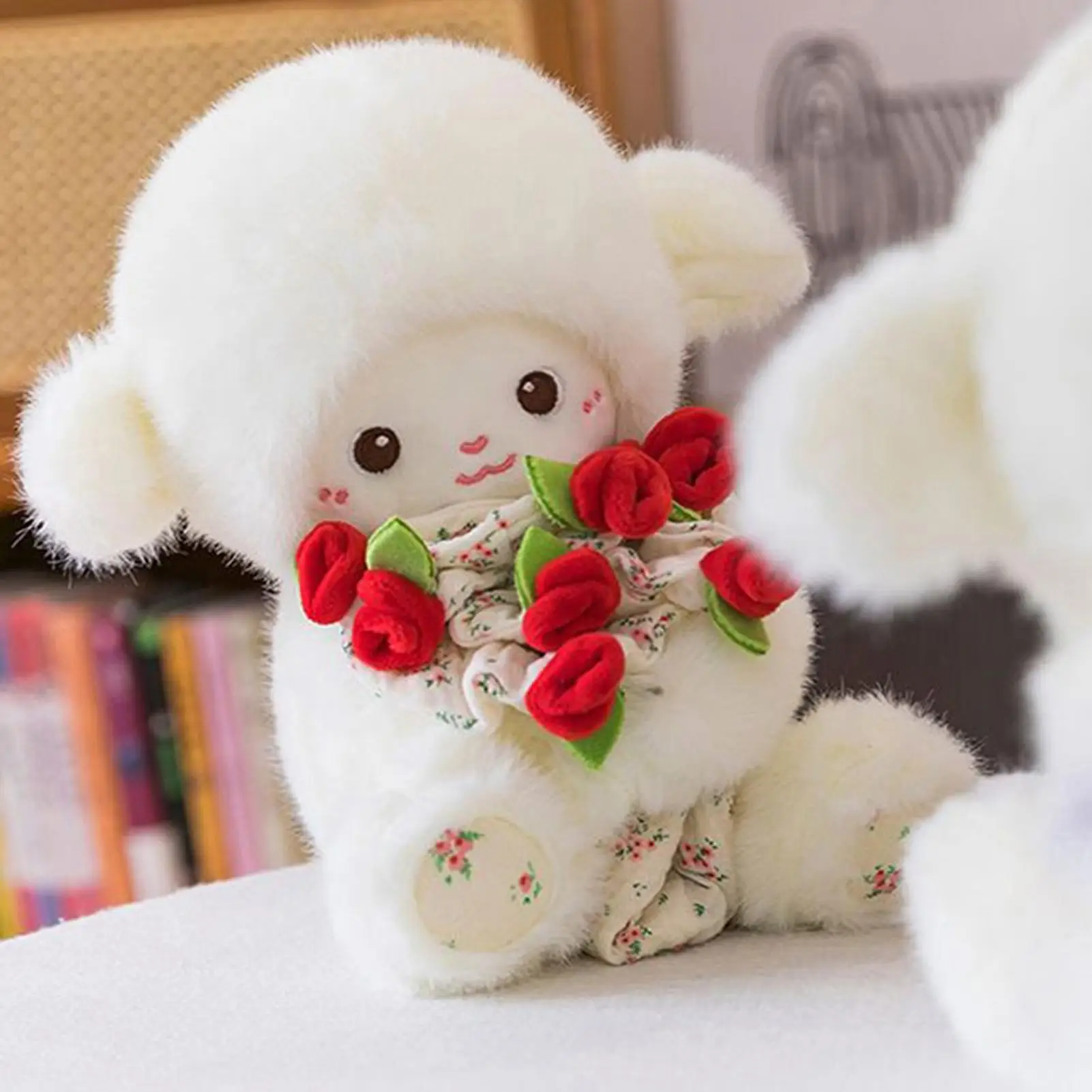 Schapen Pluche 30cm Knuffelbaar Knuffelbaar Zacht Pop Lam Pluche Knuffeldier Voor Slaapkamer Woonkamer Bank Slaapbank Auto Kinderkamer