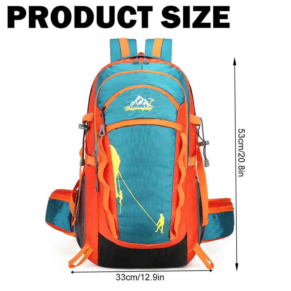 1PCS 40L Hiking Backpack Men Women, Large Backpacking, Waterproof Camping Backpacks Bag, Camping Essentials for Trekking Travel