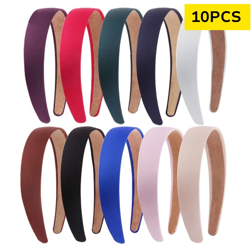 10 Headbands - Stylish Headbands In Bright Colors, Comfortable Non-Slip Hair Accessories For Women. Perfect For Daily Wear, Workouts And Fashionable Hairstyles, And An Ideal Gift For Beauty Enthusiasts