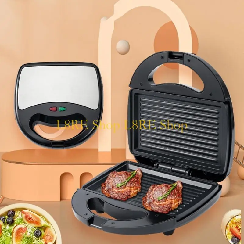 L8RE実用的な750Wサンドイッチグリルとワッフルメーカーは、簡単に掃除しやすいベーキングマシンワッフルマシンを効率的に調理しています
