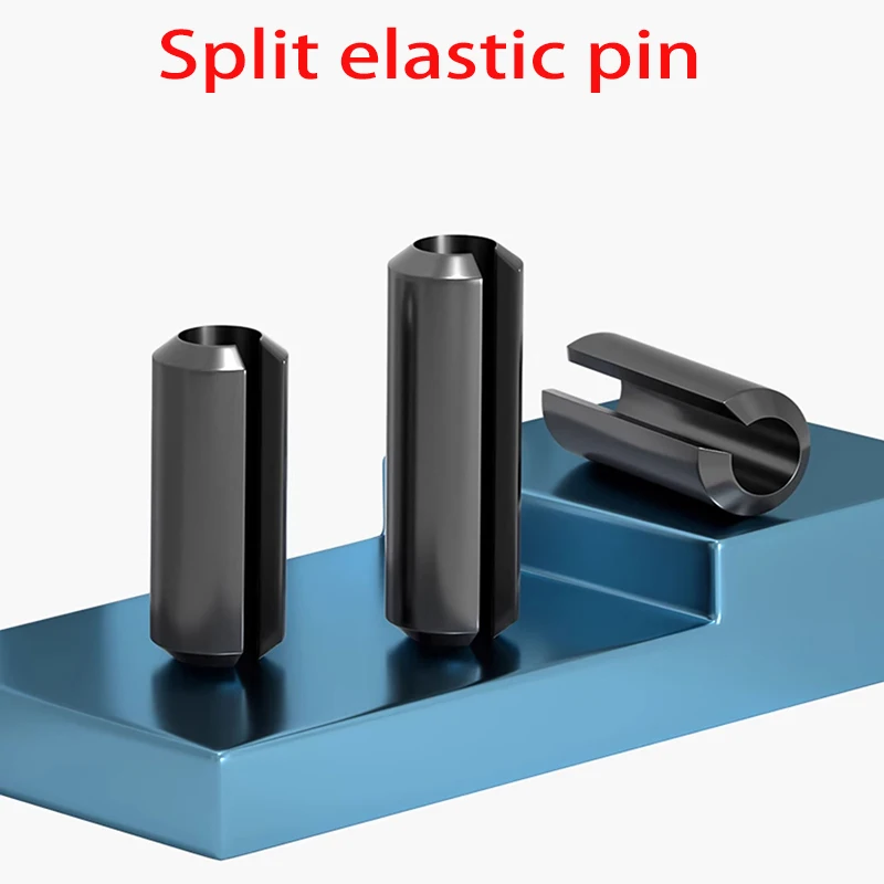 M1,5 M2 M2,5 M3 M4 M5 M6 Schwarz Elastischer Split-Pin Feder Zylindrischer Stift Zylindrischer Hohldübel – Detail 1