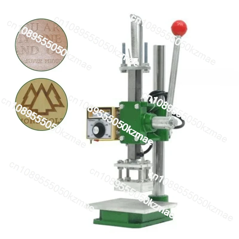 

Manual bronzing machine Small branding mark punching leather paper embossing branding wood trademark