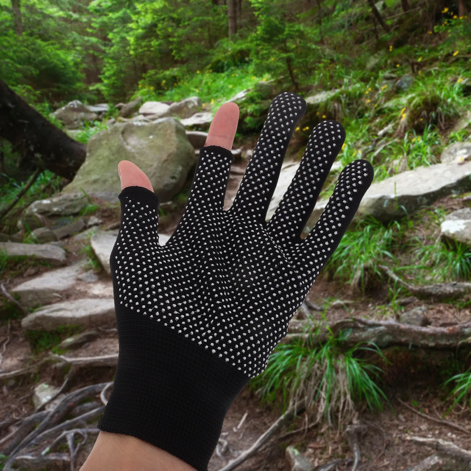 

1 Pair Cycling Gloves Fingerless Outdoor Sports Non Slip Breathable Touchscreen Riding Gloves for Men Women Bike Riding Glove