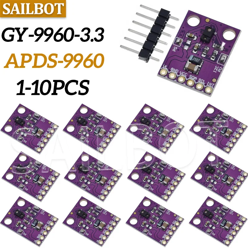 GY-9960-3.3 APDS-9960 Proximity Detection And Non-Contact Gesture Detection RGB And Gesture APDS9960 GY-9960