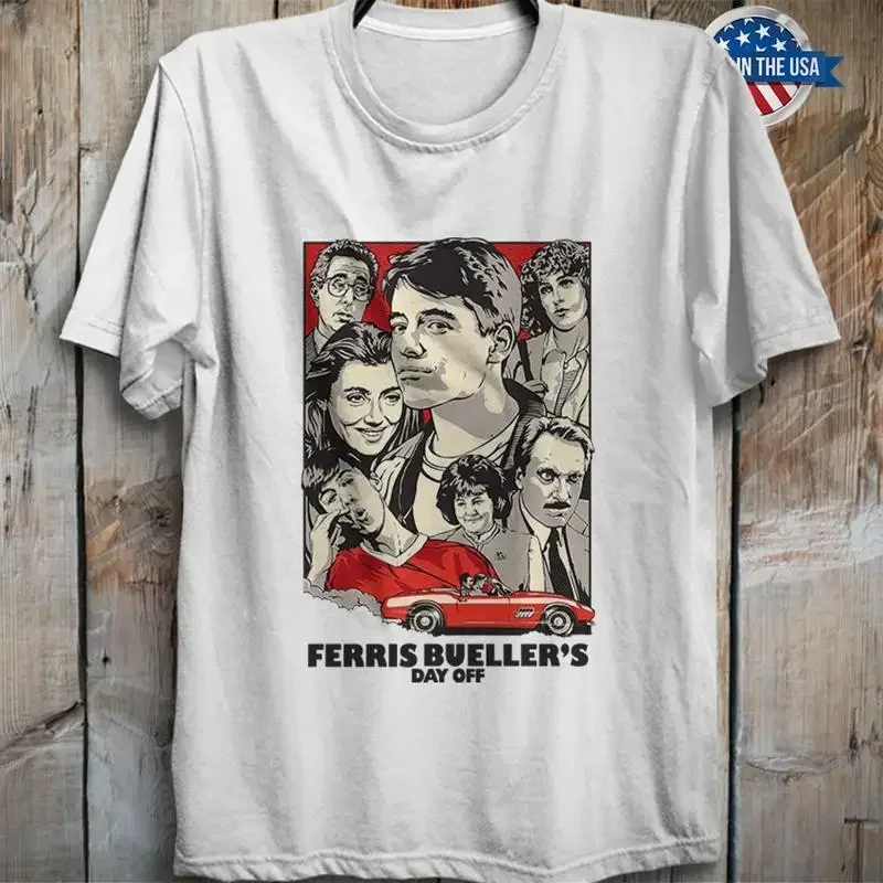 Ferris Bueller's Day Off American T Shirtn Comedy Film Shirt Bueller